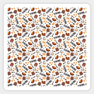 Sweet Cute Baking Art Pattern I Sticker